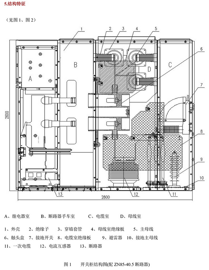 35KV高壓開(kāi)關(guān)柜技術(shù)資料  400-128-7988